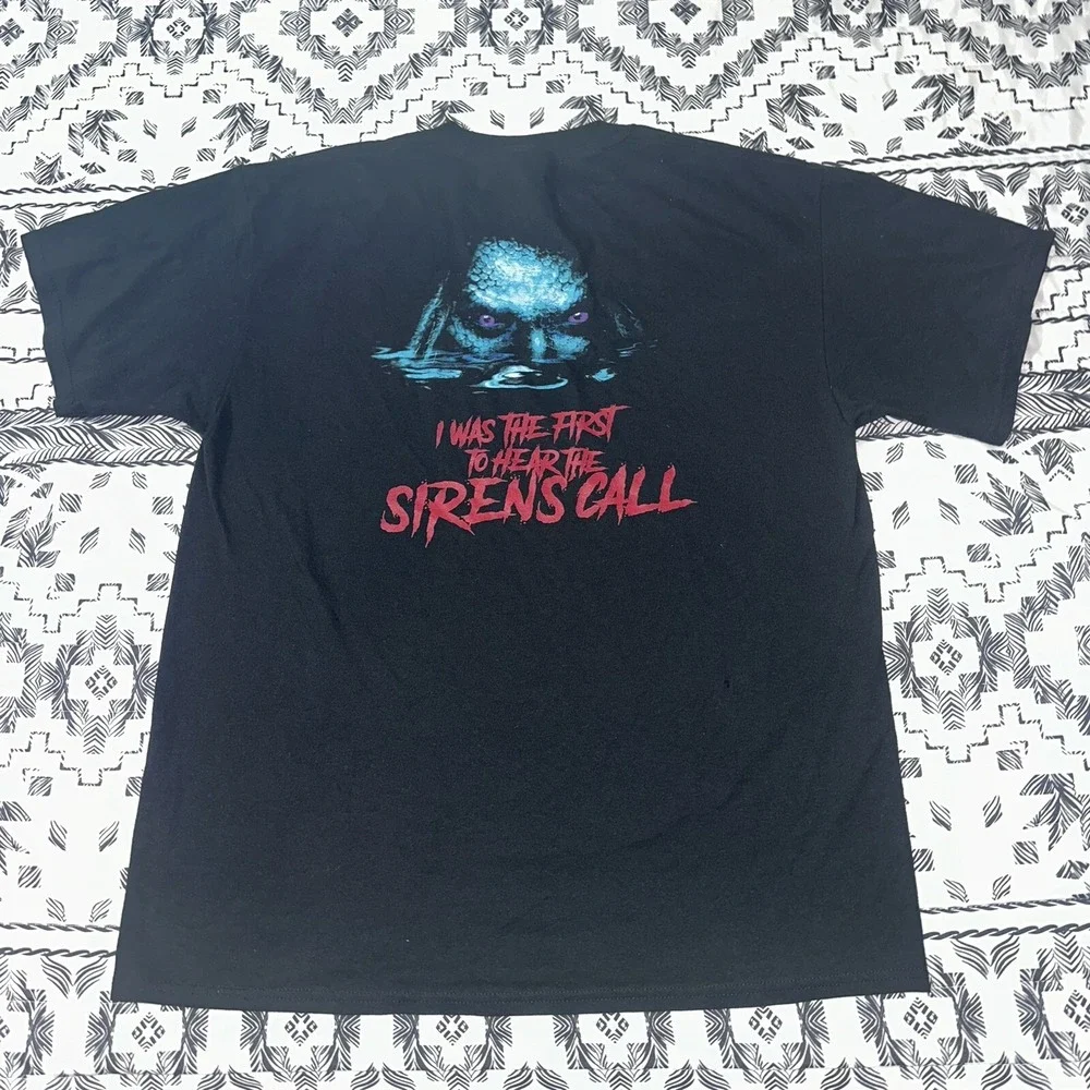 VINTAGE Howl-O-scream Seaworld Orlando Inaugural Fear adult S T-shirt sirens cal